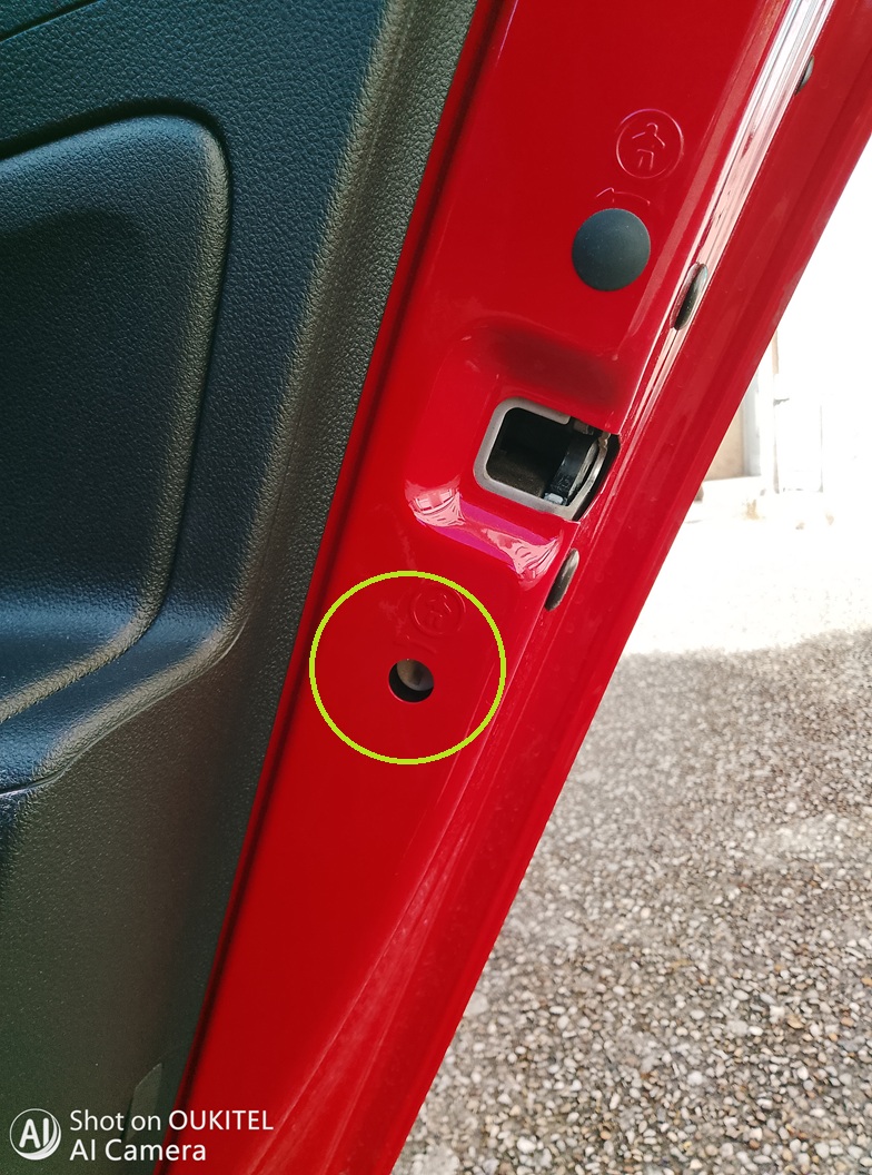 Sécurité enfant sur la porte arrière